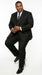 Tiglio Mens Black 3 Piece Suit – Single Button Classic Fit Pleated Wide Leg Pants Formal Business Church Suit - 100% Wool