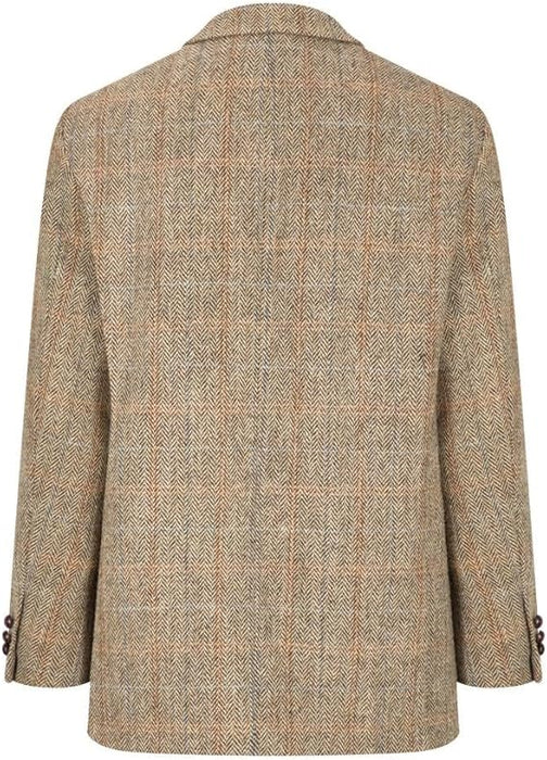 Walker and Hawkes Harris Tweed Blakemore Blazer for Men - Hand-Woven Wool Tweed Jacket with Polyester Lining, Regular Fit