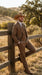 Men’s Light Brown Western 3 Piece Suit – Classic Country Style Blazer Vest Pants Set, Formal Cowboy Suit Toast
