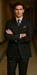 1920'S Gangster Bold Pinstripe ~ Stripe Men'S Stripe Mars Dark Blue Fashion Vested Suit Pleated Pants