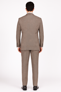 1920's 1930's Vintage Suit - Peak Lapel Suit - Vested Suit - Peak Lapel Double Breasted Suit - Classic Fit Pleated Pants