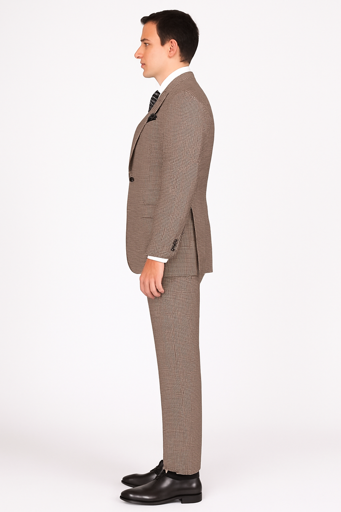 1920's 1930's Vintage Suit - Peak Lapel Suit - Vested Suit - Peak Lapel Double Breasted Suit - Classic Fit Pleated Pants - Image 4