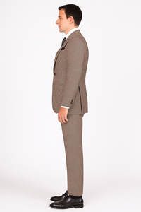 1920's 1930's Vintage Suit - Peak Lapel Suit - Vested Suit - Peak Lapel Double Breasted Suit - Classic Fit Pleated Pants