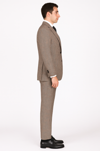 1920's 1930's Vintage Suit - Peak Lapel Suit - Vested Suit - Peak Lapel Double Breasted Suit - Classic Fit Pleated Pants