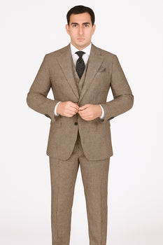 1920's 1930's Vintage Suit - Peak Lapel Suit - Vested Suit - Peak Lapel Double Breasted Suit - Classic Fit Pleated Pants - Image 8