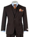 1920's 1930's Vintage Suit - Peak Lapel Brown Suit - Vested Suit - Peak Lapel Double Breasted Suit - Classic Fit Pleated Pants - 100% Wool