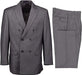 1920s Gangster Custom - Plaid Suit - Windowpant Suit - Double Breasted Suit