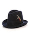 1920s Men's Hat - Gangster Hat - 20s Dress Hat Navy