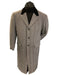 Herringbone Wool & Cashmere Chesterfield Overcoat – 1920s Full Length