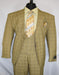 1920s Vintage Suits Patterns Checkered Suit Tan