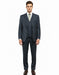 1920'S Gangster Bold Pinstripe Suit ~ Stripe Men'S Stripe Mars Dark Blue Fashion Vested Suit Pleated Pant