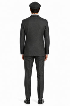 Mens Great Gatsby Outfit - 1920s Gangster Outfit Look in Charcoal
