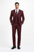 1920s Mens Suit - 1920s Mens Outfit - 1920s  costume  Bold Pinstripe Wide Suit in Burgundy