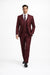1920s Mens Suit - 1920s Mens Outfit - 1920s  costume  Bold Pinstripe Wide Suit in Burgundy