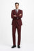 1920s Mens Suit - 1920s Mens Outfit - 1920s  costume  Bold Pinstripe Wide Suit in Burgundy