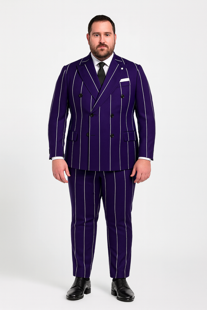 1920s Style Suit - Gangster Suit - Double Breasted Suits - Image 2