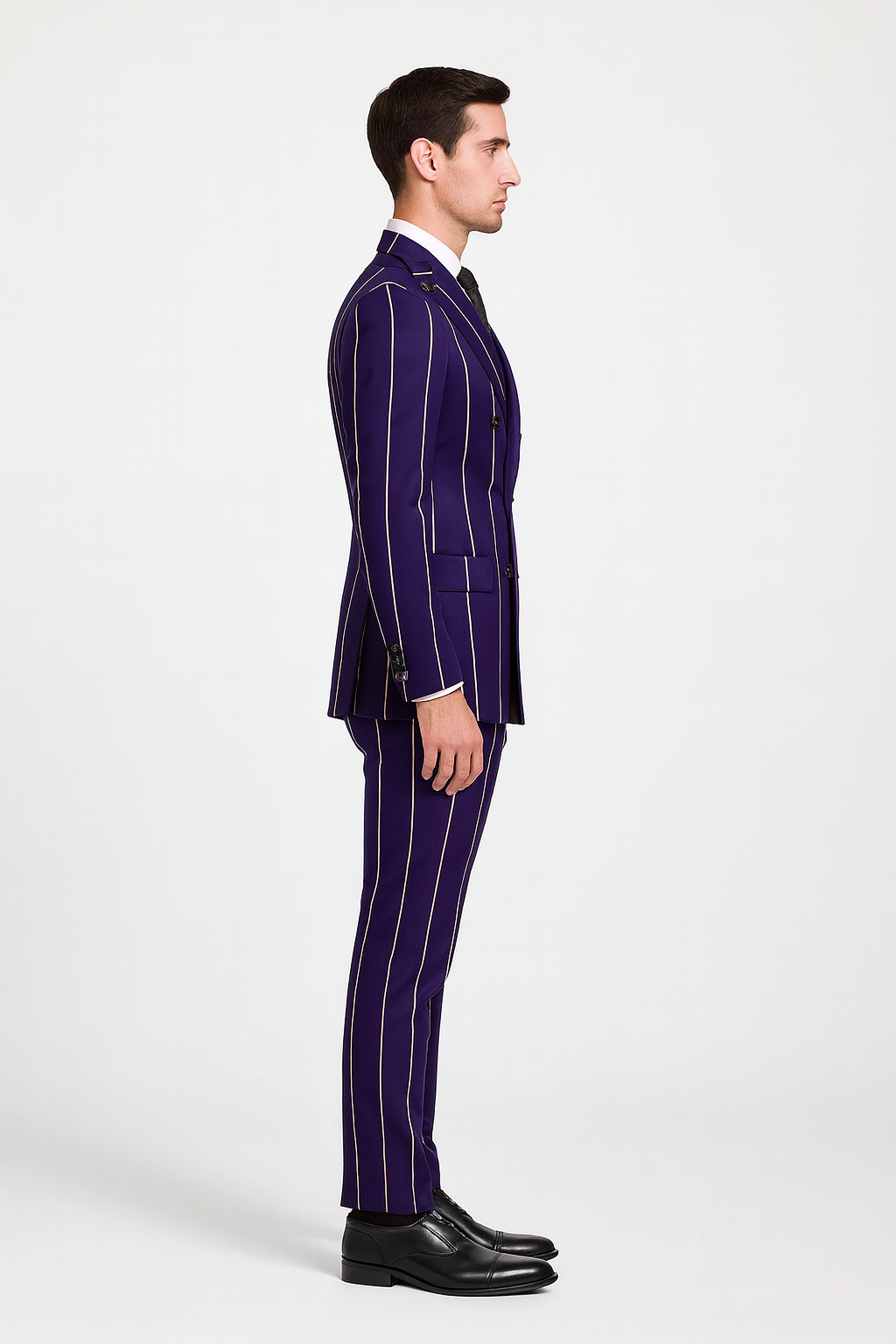 1920s Style Suit - Gangster Suit - Double Breasted Suits - Image 3