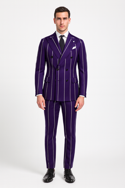 1920s Style Suit - Gangster Suit - Double Breasted Suits - Image 6