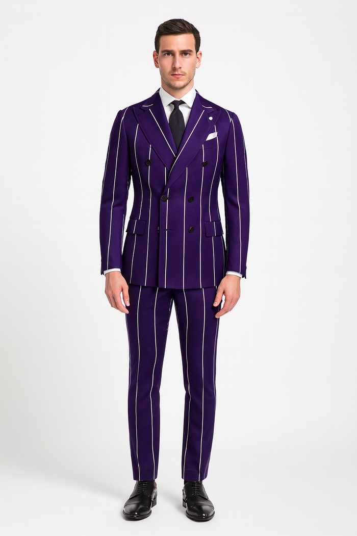 1920s Style Suit - Gangster Suit - Double Breasted Suits - Image 6