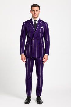 1920s Style Suit - Gangster Suit - Double Breasted Suits - Image 6