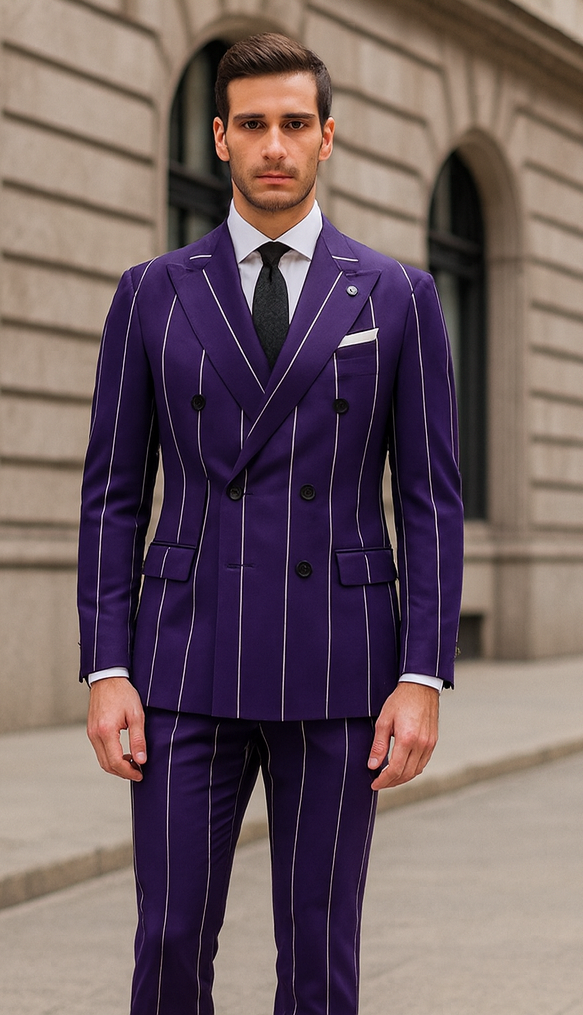 1920s Style Suit - Gangster Suit - Double Breasted Suits - Image 7
