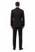 1920s Gangster Custom - Bold Gangster Pinstripe Suit Black