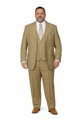 1920s Vintage Suits Pattern Checkered Suit Modern Fit