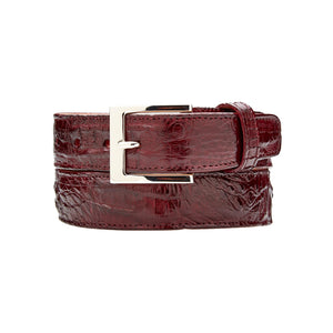 Belvedere Caiman Belt Burgundy Genuine Caiman Leather Loafer