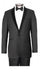 1 Button Black Stylish Velvet Shawl Lapel - Slim Fit