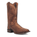 Dan Post Men's KA Python Print Leather Square Toe Boots - Brown