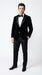 Mens Black Tuxedo Blazer – James Bond Inspired 007 Style Formal Dinner Jacket for Wedding and Evening Wear