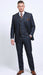 Men’s Dark Denim Blue Fabric Suit – Classic Three Piece Denim Suit for Wedding, Party and Formal Events