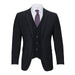 Mens Vested Navy Slim Fit Suit