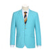 201-59 Men's 2-Piece Slim Fit Single Breasted Notch Lapel Suit