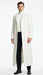 Mens Off-White Long Trench Coat – Overcoat with Classic Clean Design Duster Maxi Coat in Ivory Color