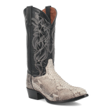 Dan Post Men's Manning Python Snakeskin Round Toe Boots - Natural