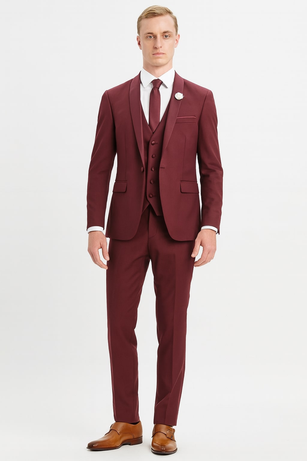 Burgundy Tuxedo