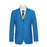 201-55 Men's 2-Piece Slim Fit Single Breasted Notch Lapel Suit