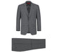 Designer Suit 278-1 Men's 3-Piece Classic Fit Single Breasted Windowpane Suit