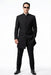 Men’s Black Coat Matrix Keanu Reeves Inspired Long Coat – Classic Mandarin Collar Formal Overcoat, Stylish Winter Trench Coat, Neo Style Jacket