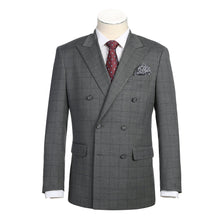 293-44 Men's Double-Breasted New Slim Fit Suits