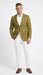 Men’s Olive Green Blazer Sport Coat – Linen Fabric Summer in pistachio sage green
