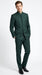 Men’s Olive Green Tuxedo Mandarin Collar Suit – Modern Nehru Style Formal Suit for Wedding Banded Collar