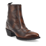 Laredo Men's Fletcher Leather Round Toe Boots with Zipper