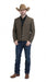 Mens Brown Western Blazer – Cowboy Style Casual Jacket Vintage Western Sport Coat Country Fashion Jacket