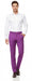 Mens Slim Fit Light Purple Dress Pants – Modern Formal Trousers for Business, Weddings and Parties
