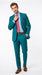 Men’s Teal Green Dark Turquoise Suit – Elegant Formal Suit for Business, Wedding, Party and Modern Style Wear
