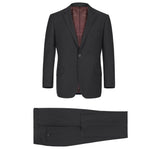 Renoi Designer Suit 2110-1 Men's Slim Fit Solid Stretch 2-Piece Suit