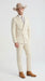 Men’s Tan Linen Cowboy Suit, Double Breasted Western Wedding Formal Western Suit Country style in Beige Tan Color