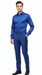 Men’s Royal Blue Satin Dress Shirt – Luxury Long Sleeve Formal Shirt for Parties, Weddings, and Business Wear